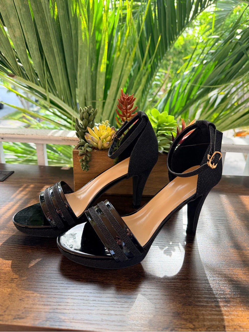 Women’s High Heel Sandals with Ankle Strap